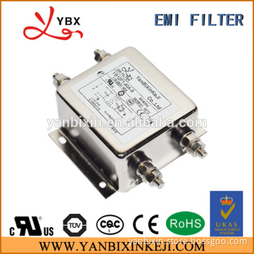 Single-phase EMI suppression high performance power line emi filter